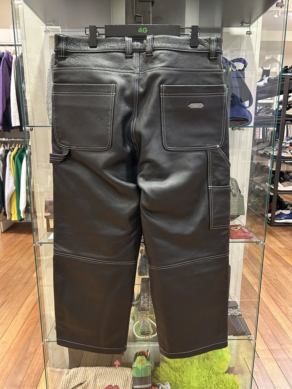 Brigade Brigade NYC Leather Double Knee Pants Size US 36 / EU 52 - 2 Thumbnail