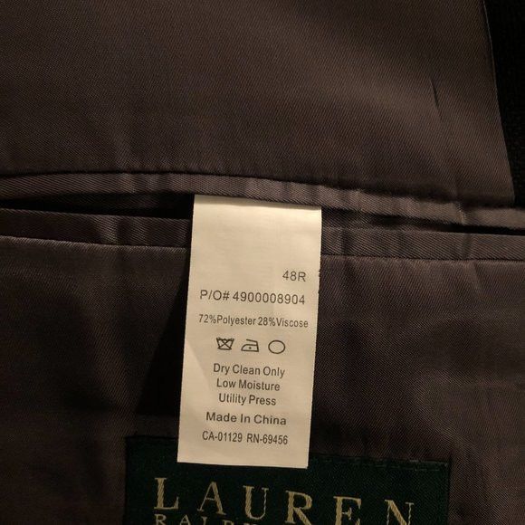Ralph Lauren RALPH LAUREN BIG&TALL MEN'S SPORT COAT BLAZER SIZE:48R Size 48R - 9 Thumbnail