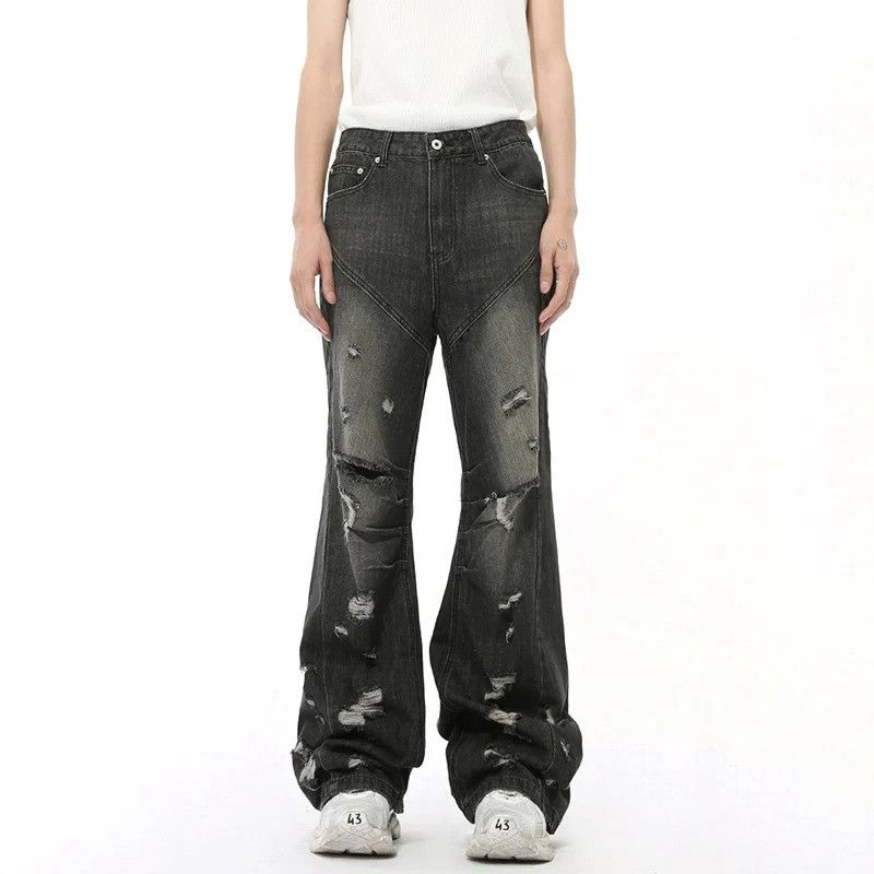 Jean Casual Wide Leg Black Jeans Size US 32 / EU 48 - 1 Thumbnail