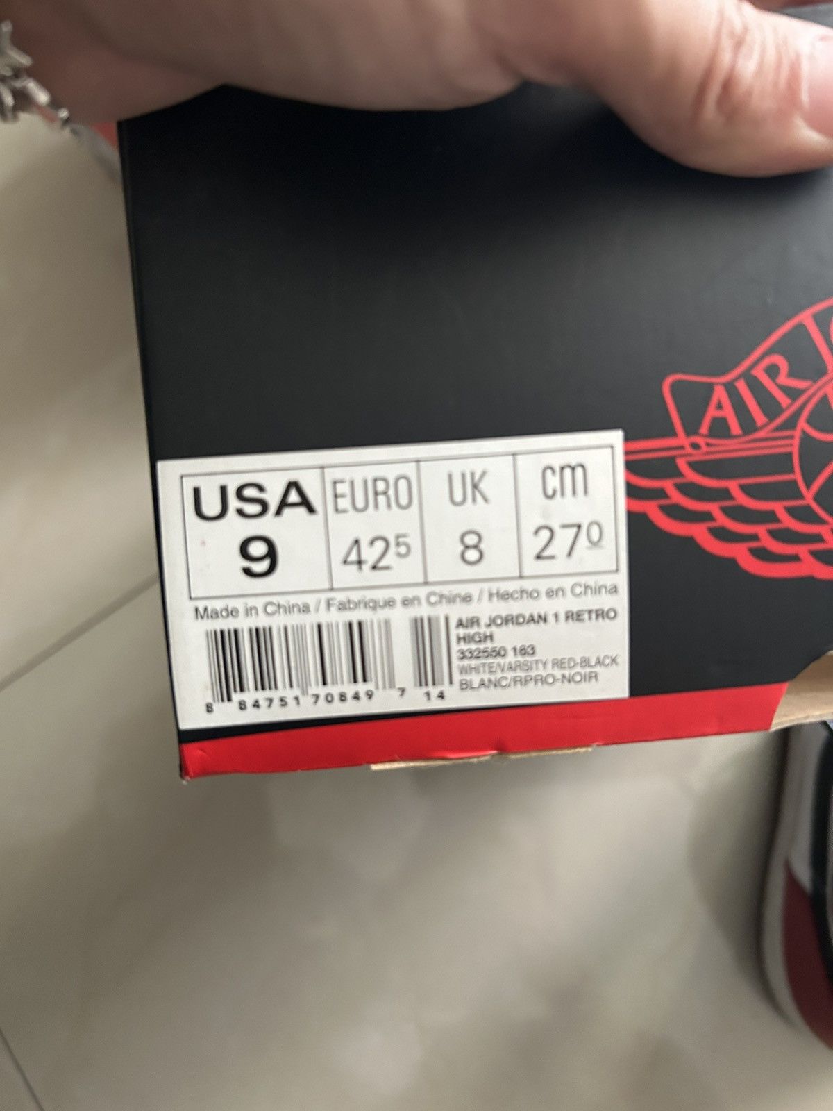 Jordan Brand 2013 jordan 1 Chicago Size US 9 / EU 42 - 7 Thumbnail