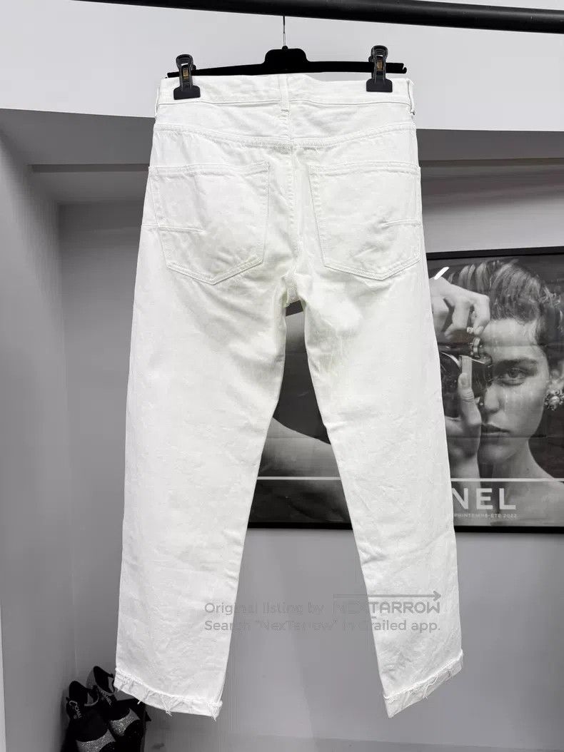 Dior Dior White denim trousers Size 42" / US 20 - 3 Thumbnail