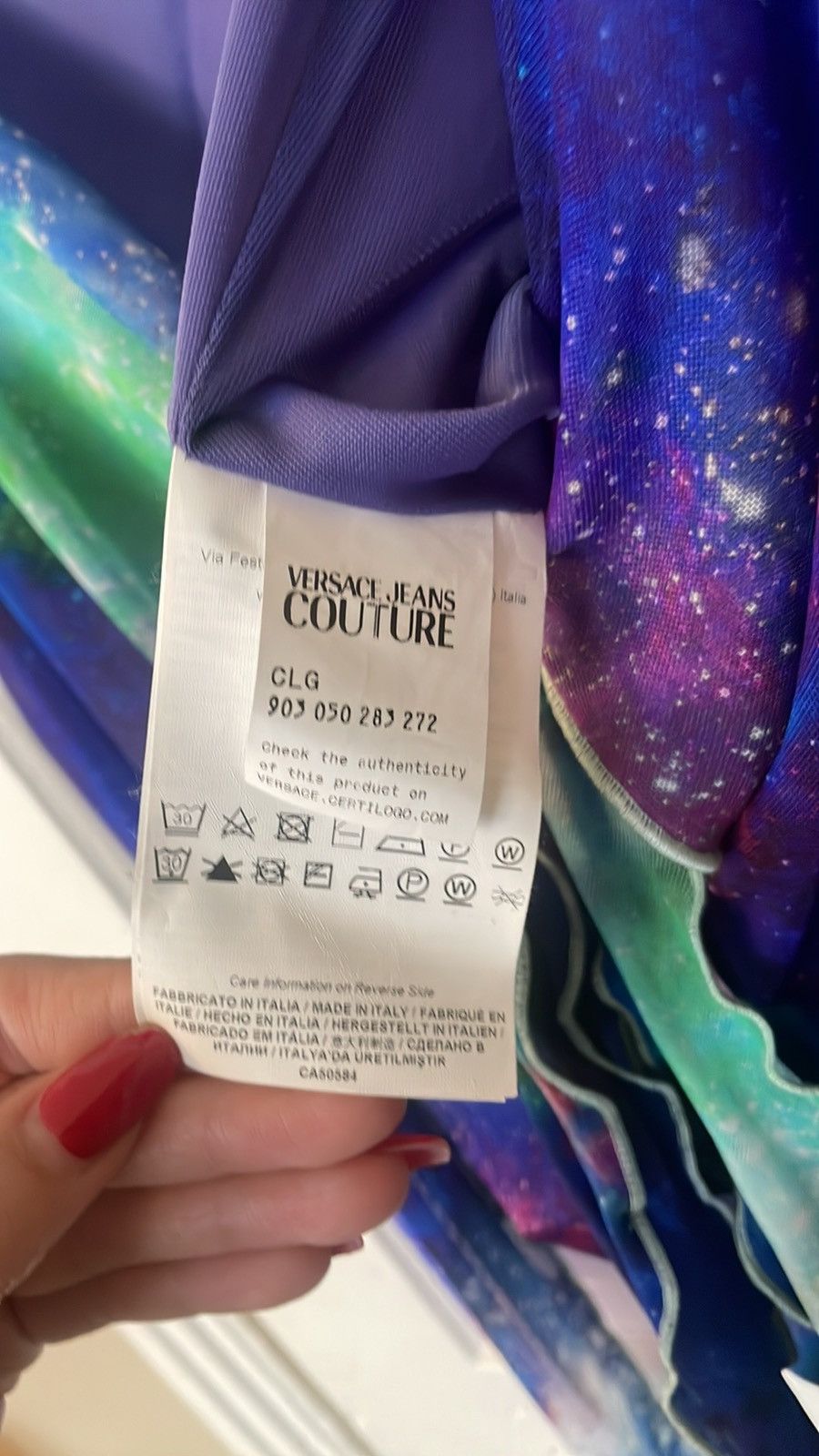 Versace Jeans Couture Versace Cosmic BodySuit Size M / US 6-8 / IT 42-44 - 3 Thumbnail