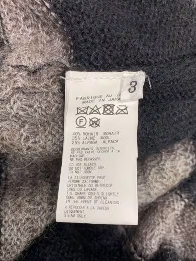Yohji Yamamoto yohji yamamoto POUR HOMME mohair knit HJ-K02-191 Size US L / EU 52-54 / 3 - 2 Thumbnail