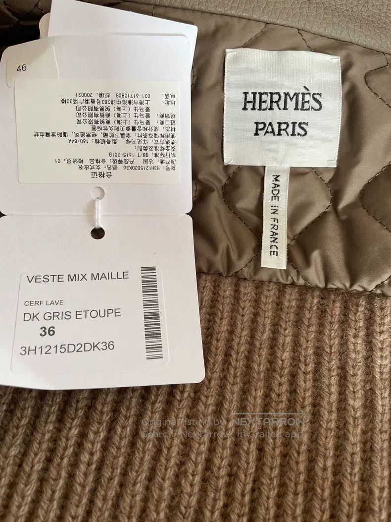 Hermes Hermes Women's Feather Fringe V-neck Knit Vest Set Size XS / US 0-2 / IT 36-38 - 7 Thumbnail