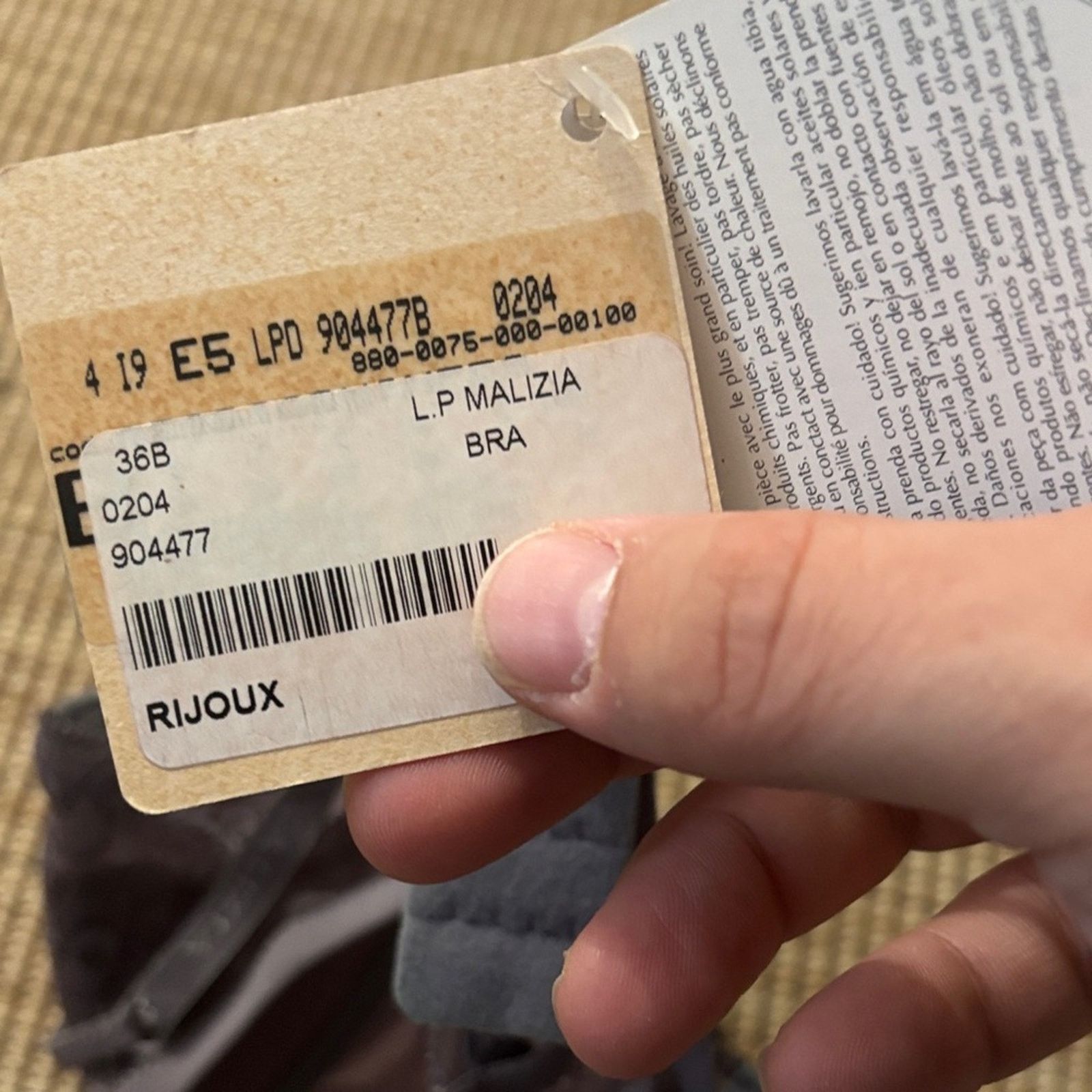 La Perla NWT Malizia by La Perla Lace Bra - Gray and Black B36 Size ONE SIZE - 4 Thumbnail