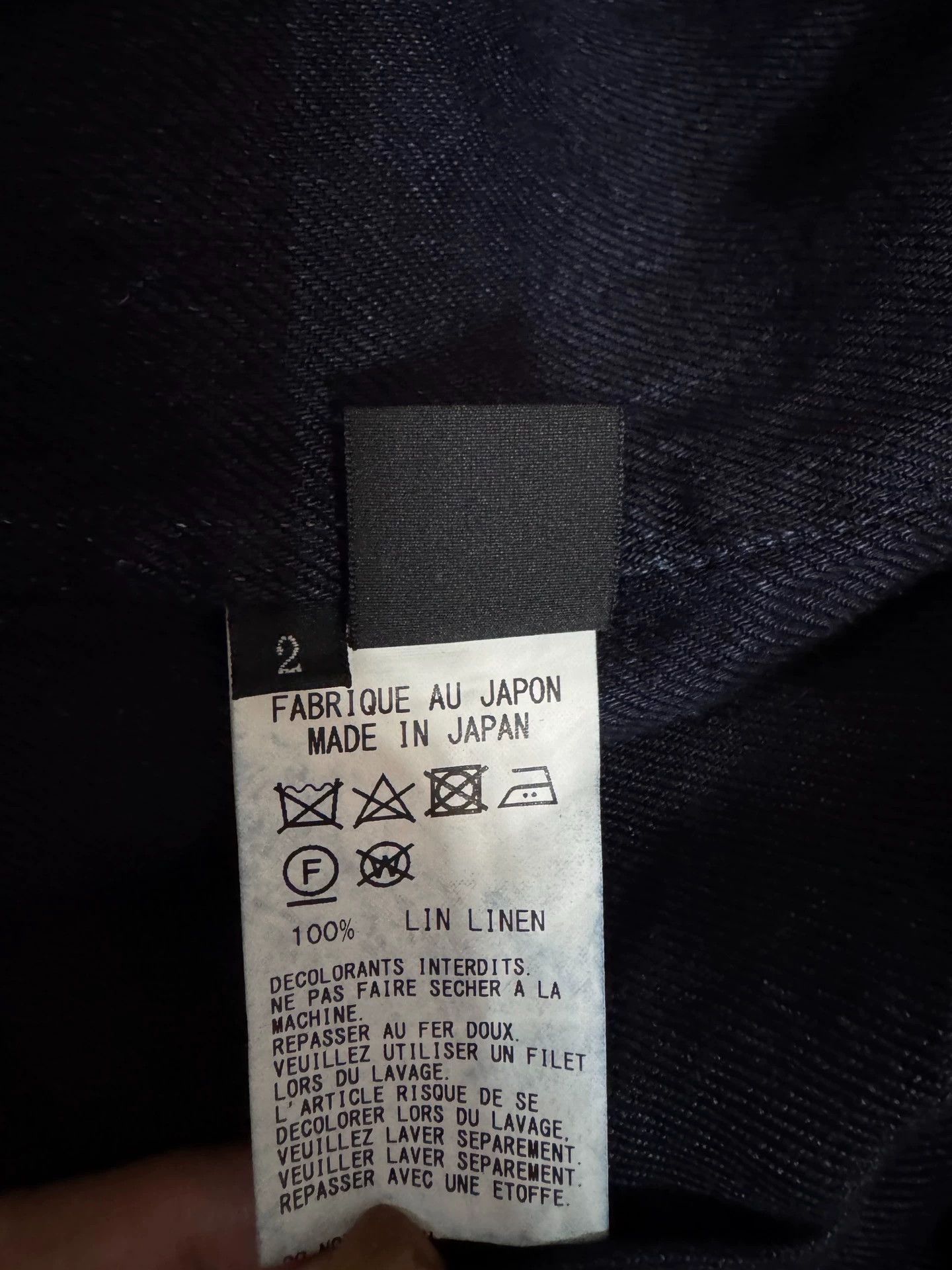 Y's Y's by Yohji Yamamoto Vintage Linen Ombre Blue Tank Top 2 Size XS / US 0-2 / IT 36-38 - 4 Thumbnail