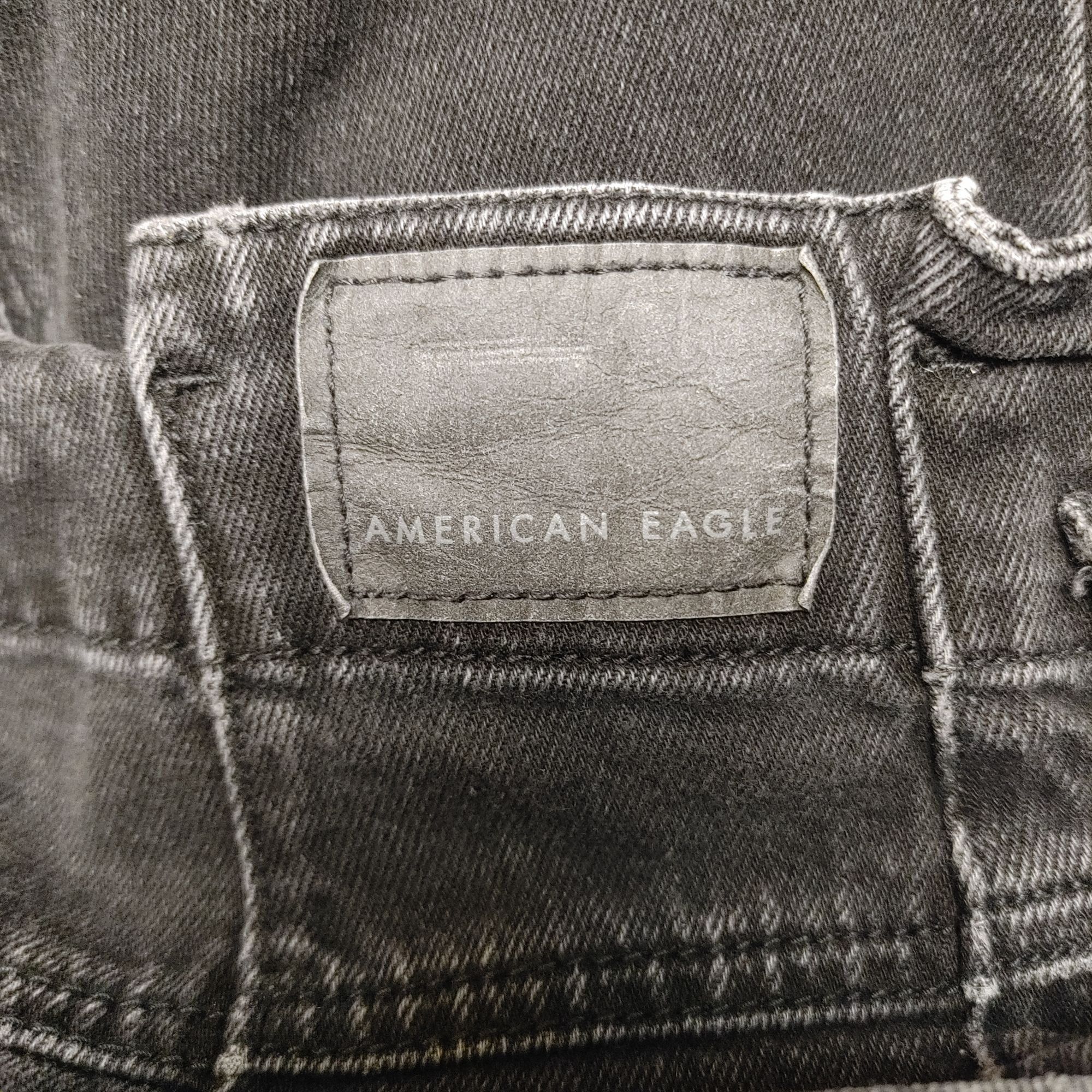 Other American Eagle Outfitters Women's Relaxed Fit Black Denim M Size 26" / US 2 / IT 38 - 3 Thumbnail