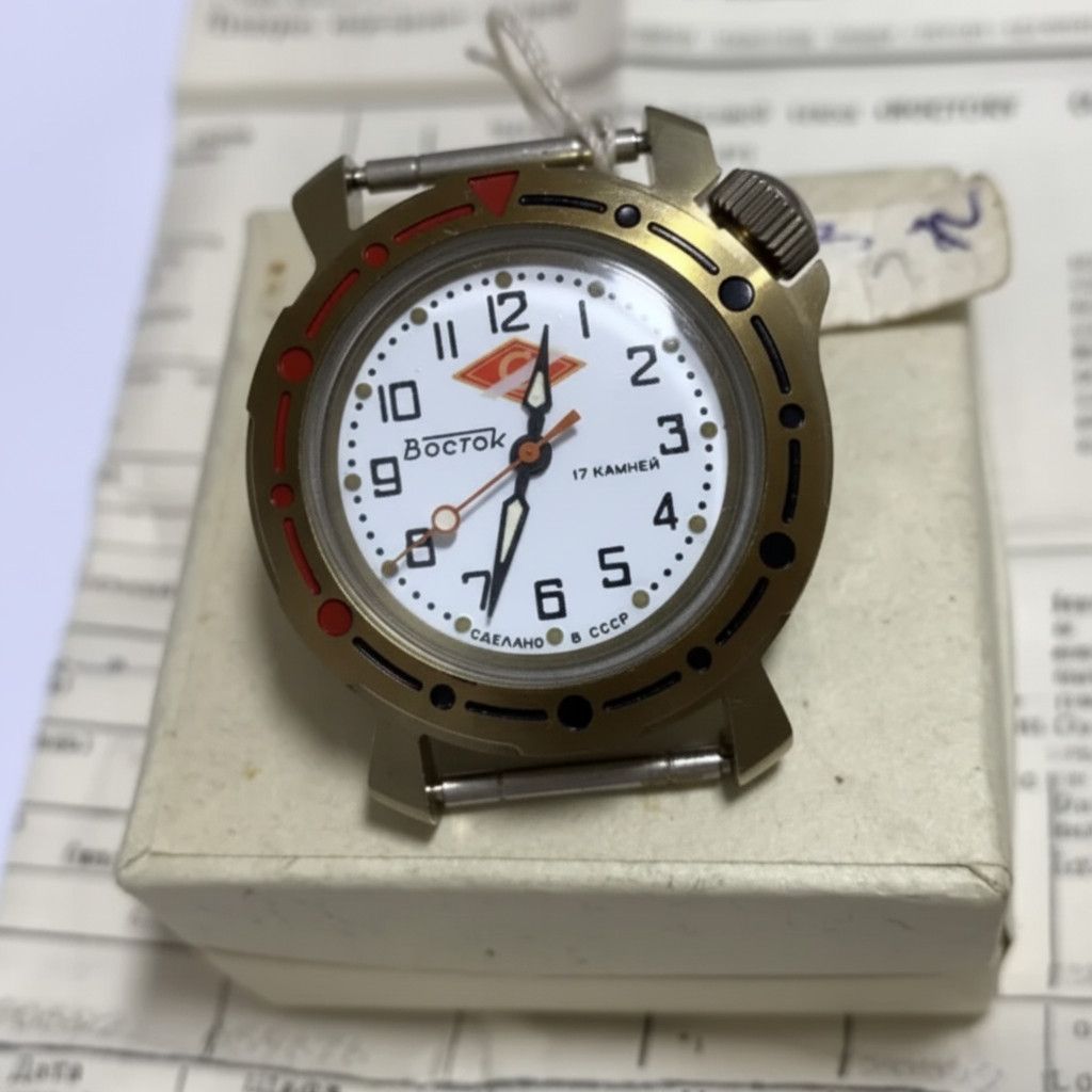 Vintage Vostok Komandirskie Men's Watch Spartak Sport Edition 659 Size ONE SIZE - 1 Thumbnail