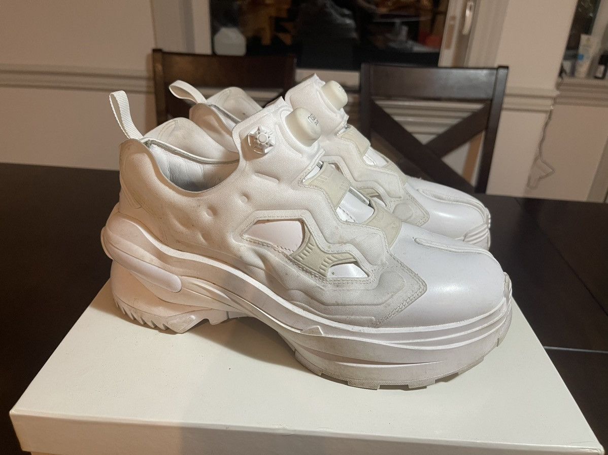 Maison Margiela × Reebok MAISON MARGIELA X REEBOK INSTAPUMP FURY TABI PUMP WHITE Size US 10.5 / EU 43-44 - 6 Thumbnail
