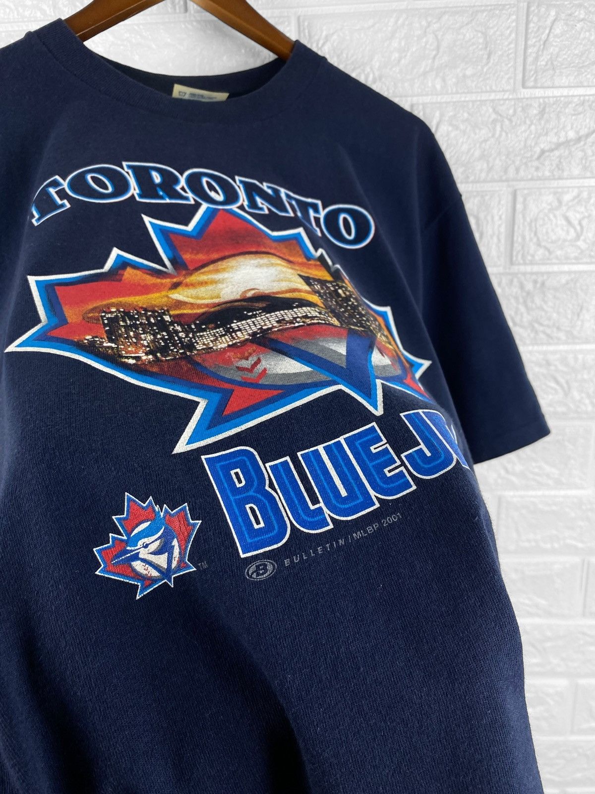 MLB Vintage 2001 Toronto Blue Jays MLB T-Shirt Size US L / EU 52-54 / 3 - 4 Thumbnail