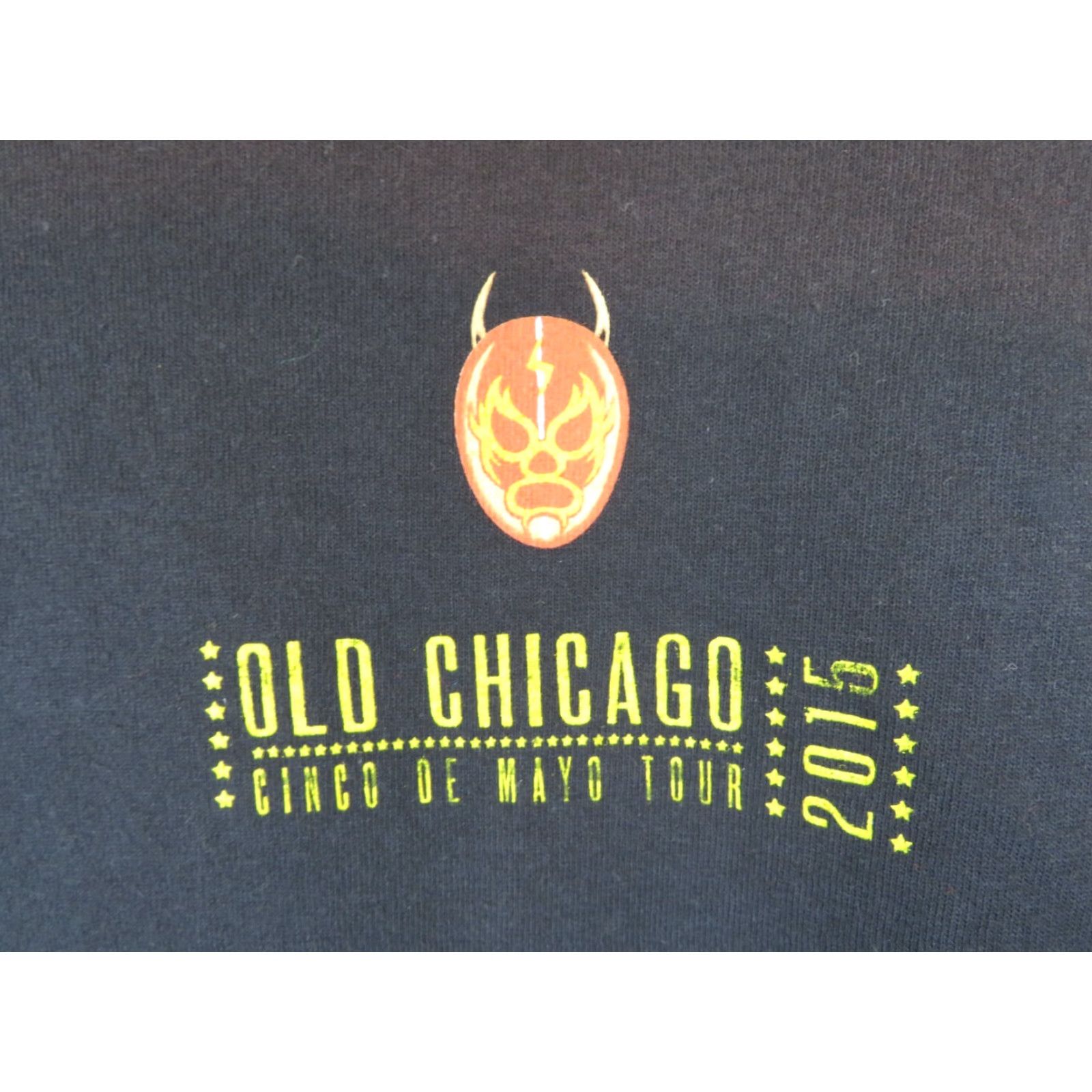 Gildan VINTAGE Old Chicago Cinco de Mayo Beer Mini Tour 2015 Black T-Shirt Tee L Men Regular Cotton Gildan Short Sleeve Round Neck Beer Theme Clothes? Size US L / EU 52-54 / 3 - 5 Thumbnail
