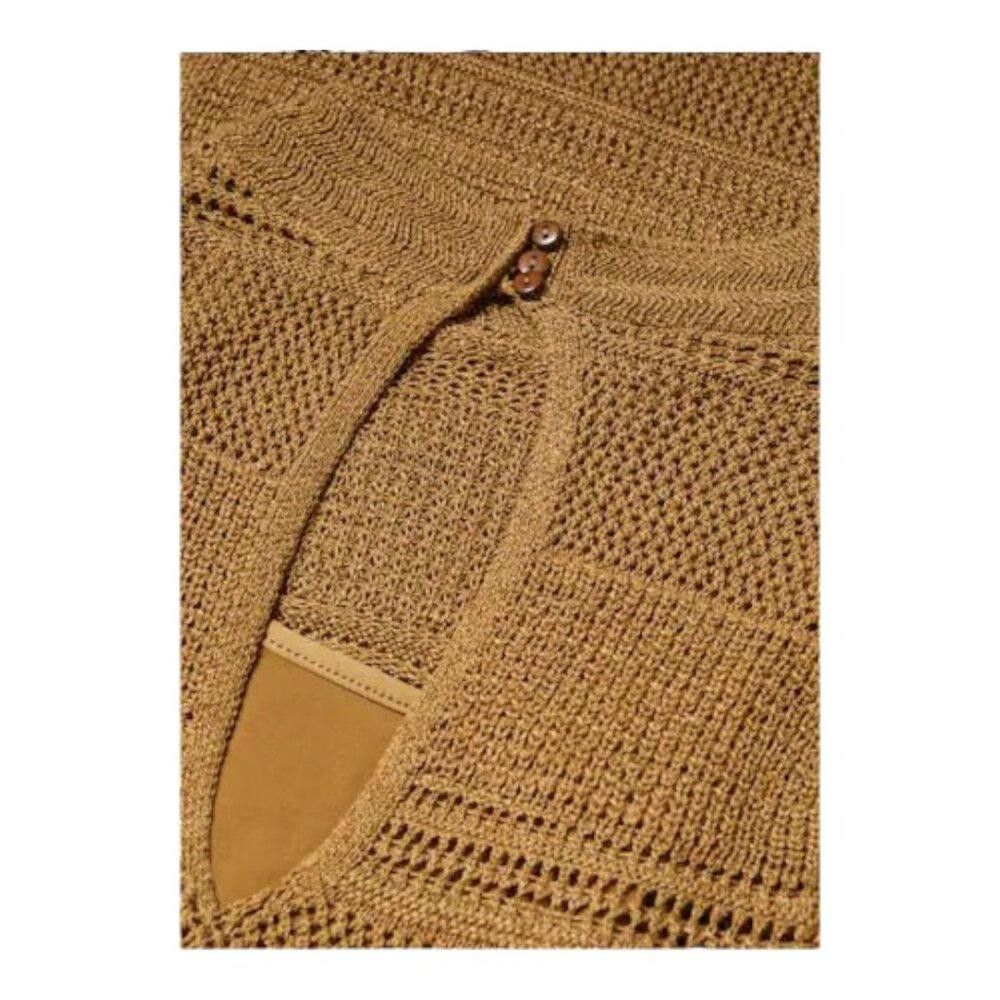 Designer CT1996 MNG Knitted dress with open back XL Size XL / US 12-14 / IT 48-50 - 4 Thumbnail