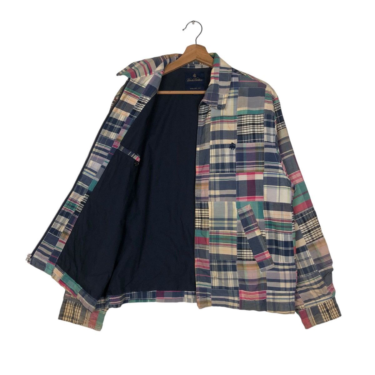 Japanese Brand 📌Vintage Bomber Jacket Patch Work Design Brooks Brother Size US S / EU 44-46 / 1 - 12 Thumbnail