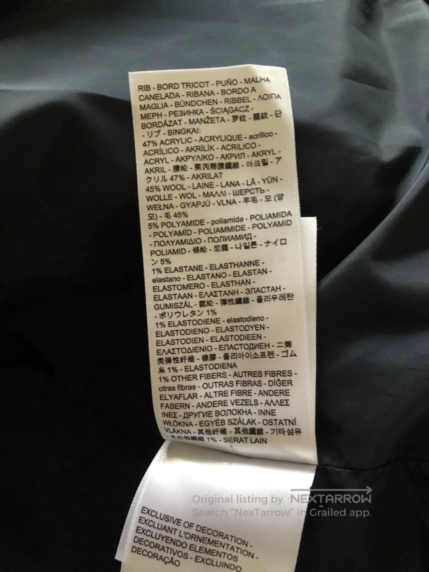 Levi's Levi's Logo Wool Blend Coat. Size US L / EU 52-54 / 3 - 6 Thumbnail