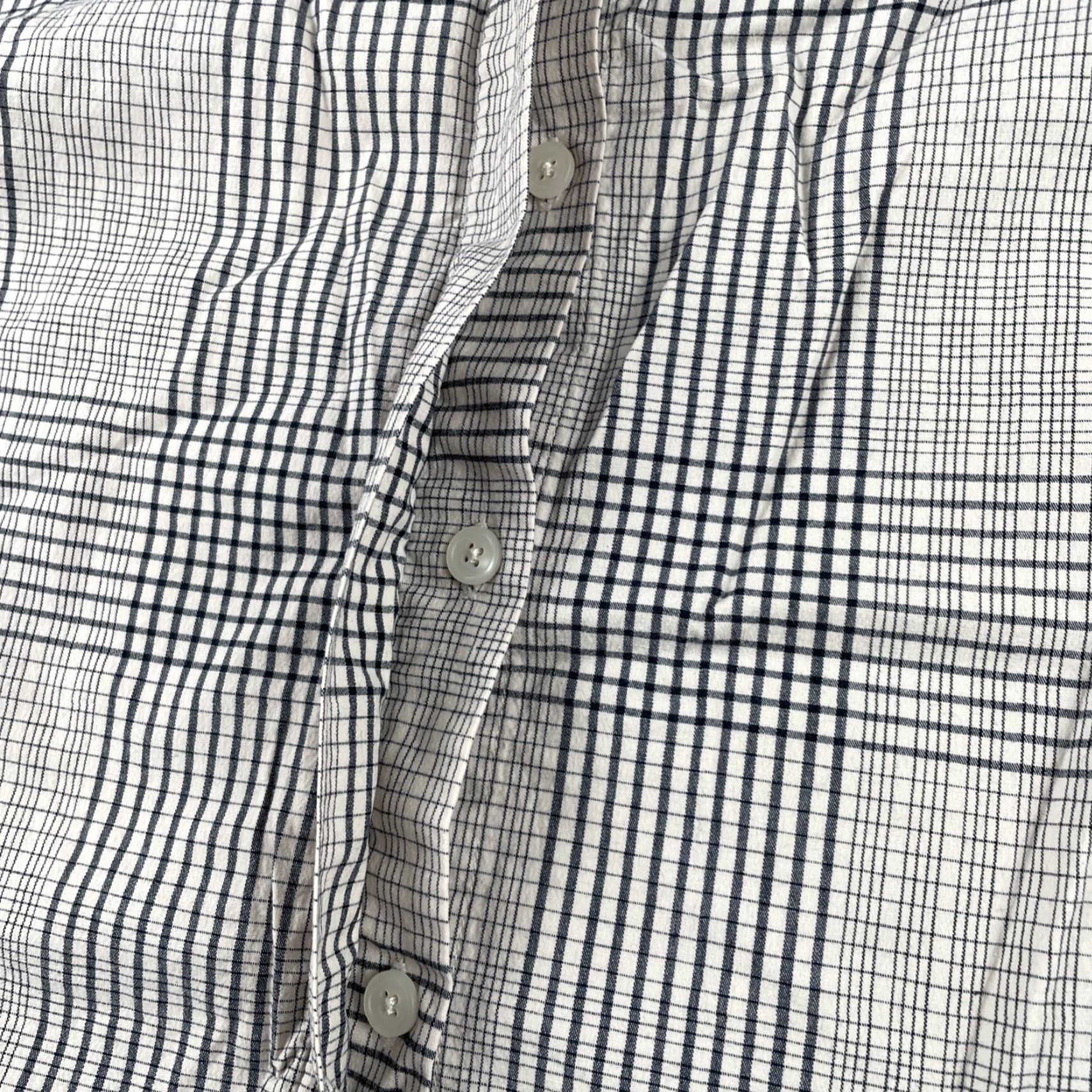 Vintage Woolrich Shirt Womens Button-Up Plaid Ivory M EUC Short Sleeve Collared Pattern: Plaid, Classic Outdoor Mens? Size M / US 6-8 / IT 42-44 - 6 Thumbnail