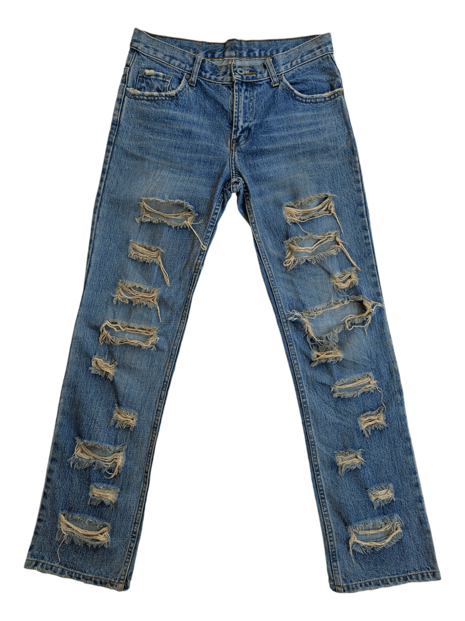 Japanese Brand × Vintage A.CO.CO Japanese Brand Distressed Vintage Streetwear Denim Size 29" - 1 Thumbnail