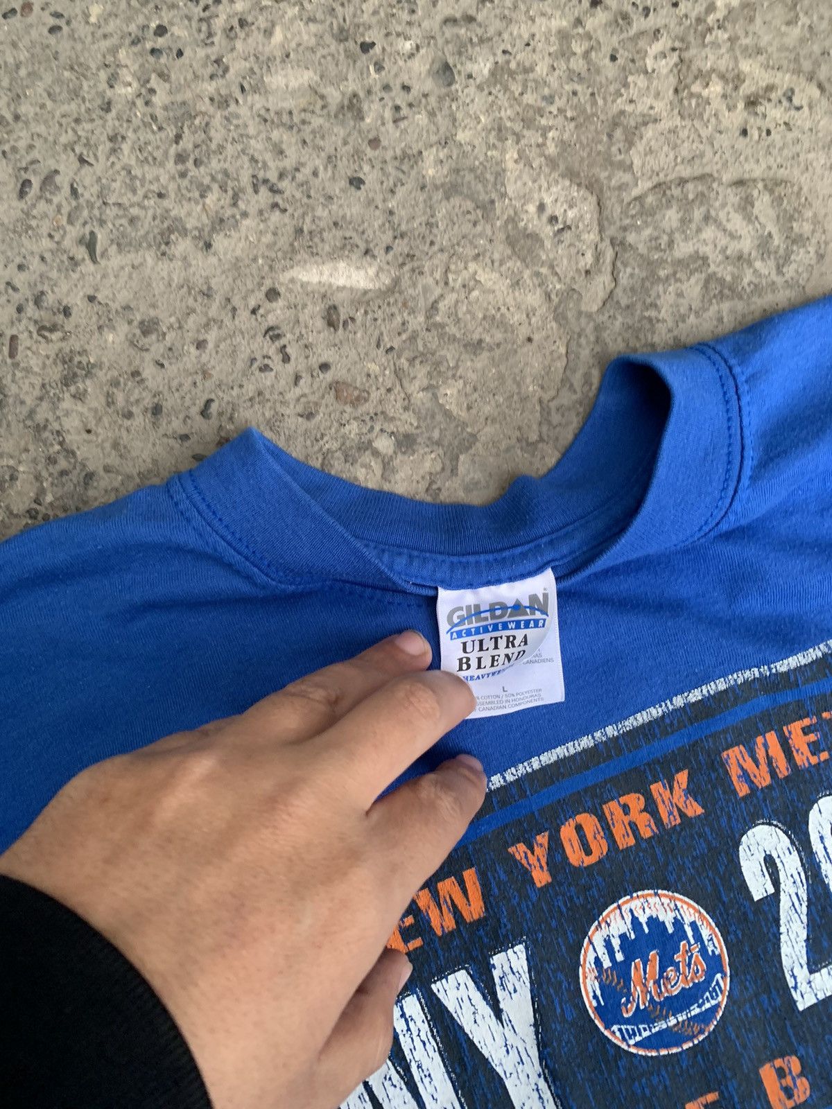 MLB × Vintage Vintage NY Mets T shirt Size US L / EU 52-54 / 3 - 4 Thumbnail