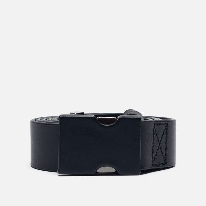Maison Margiela [OS] Push Release Buckle Belt in Black Leather Size ONE SIZE - 9 Thumbnail