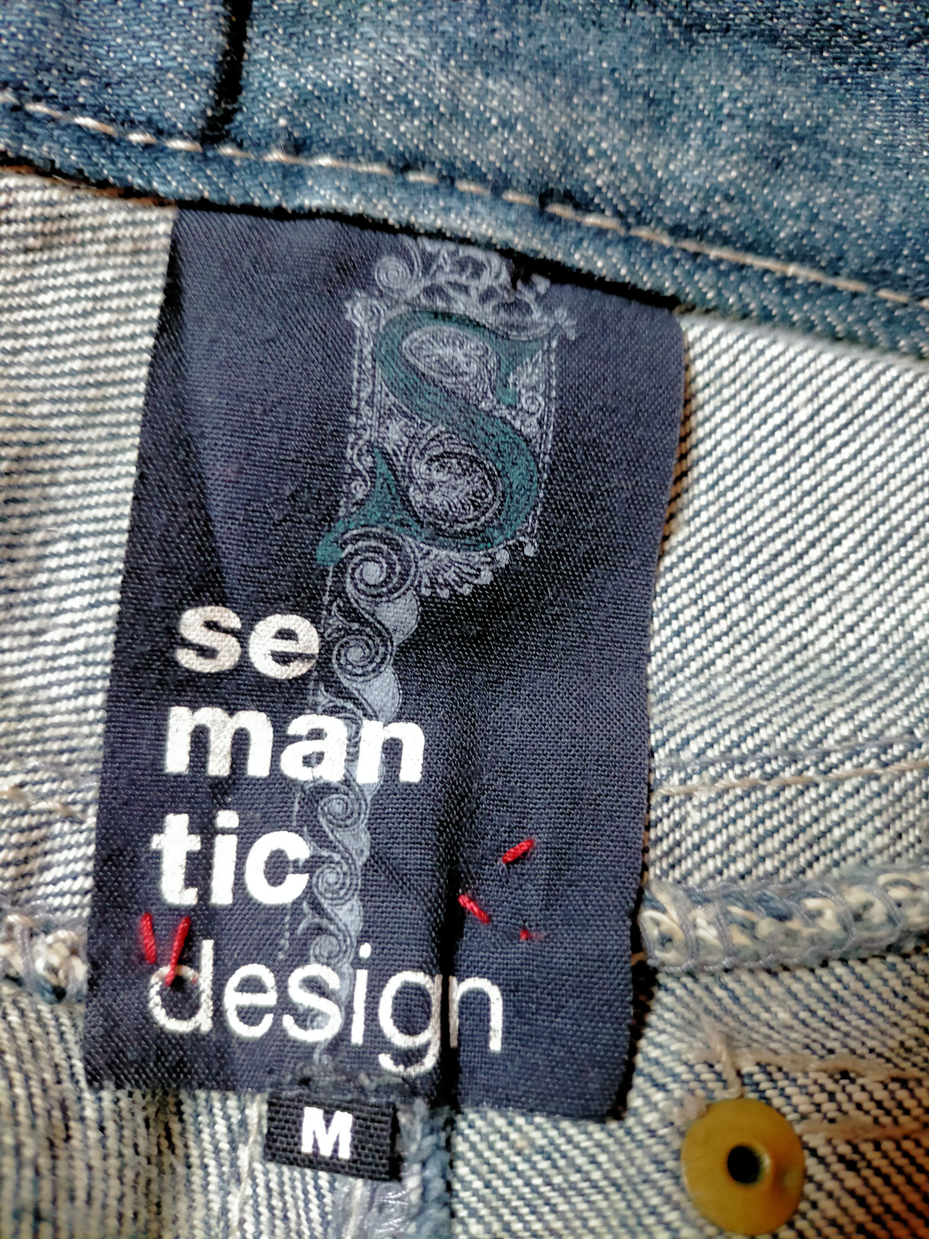 If Six Was Nine × Japanese Brand Flare Jeans Semantic Design Leather pocket Boot cut Denim Size US 31 - 21 Thumbnail