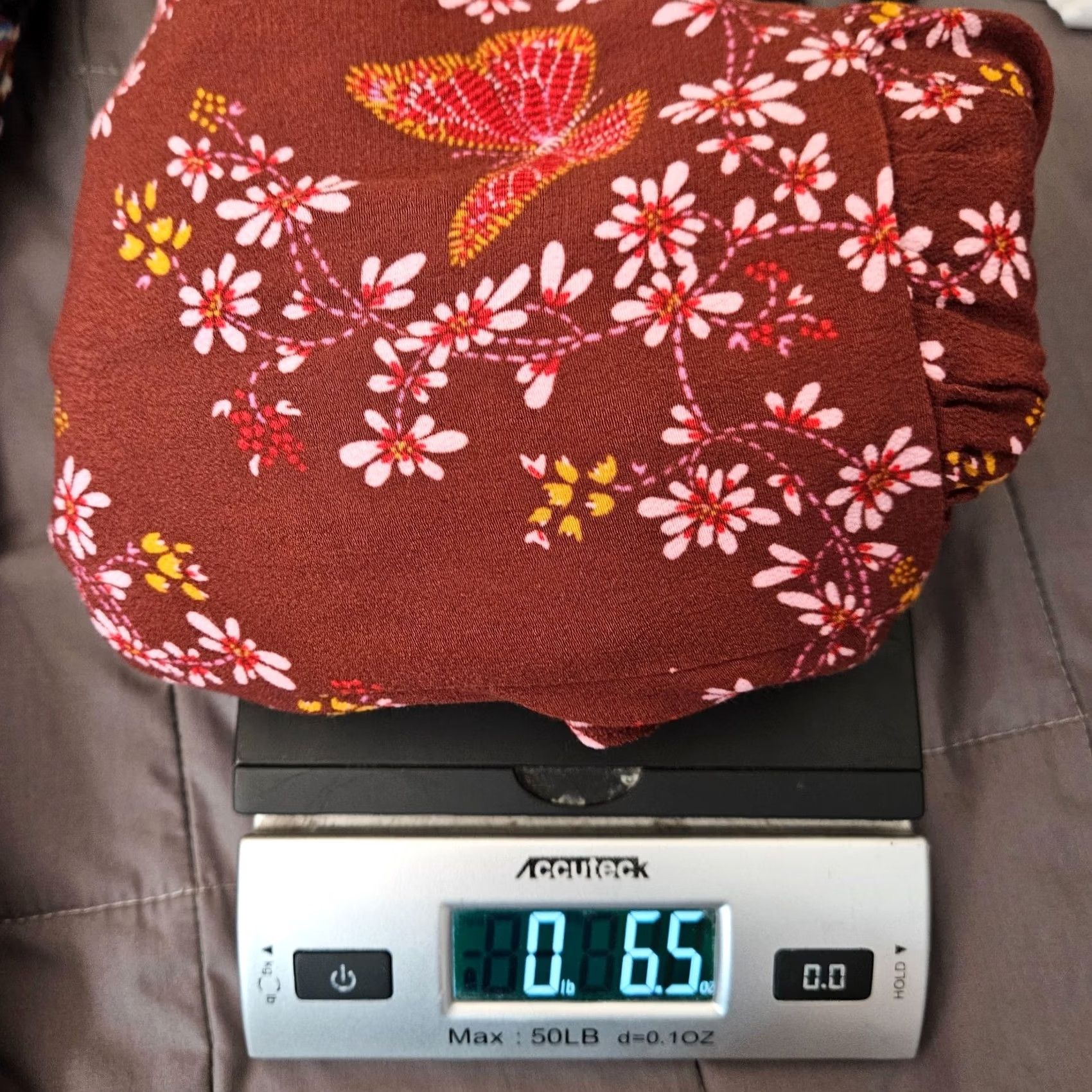 Madewell Madewell Women's Blouse Floral V-Neck Short Sleeve Rust Brown Size 20 Regular Size 3XL / US 20-22 - 8 Thumbnail