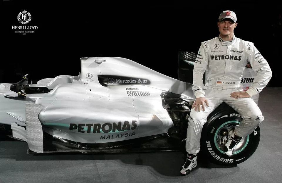 Formula 1 × Mercedes-Benz MERCEDES BENZ RACING SHIRT POLO HENRI LLOYD JERSEY COTTON Size US L / EU 52-54 / 3 - 10 Thumbnail