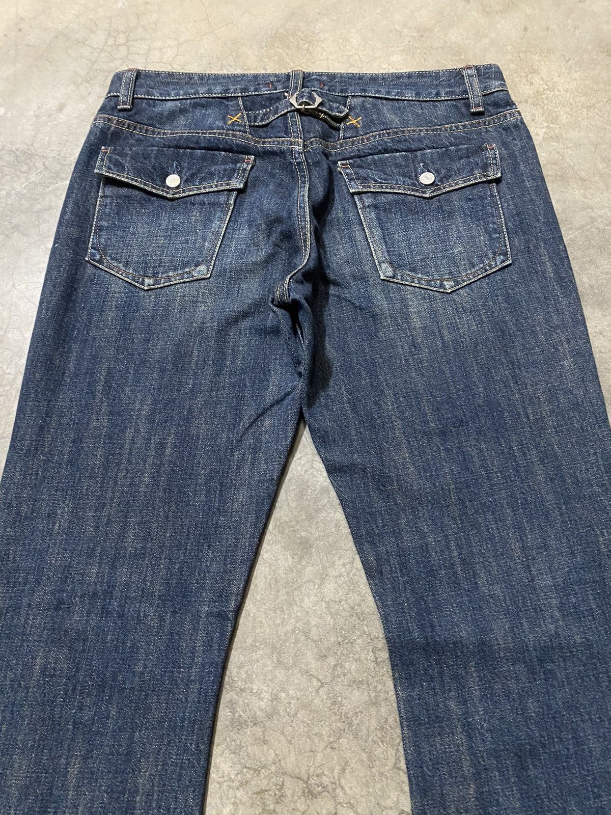 Hysteric Glamour × Japanese Brand Flare Jeans Japanese Rusty Sweet Camel Baggy Jeans Size US 31 - 2 Thumbnail