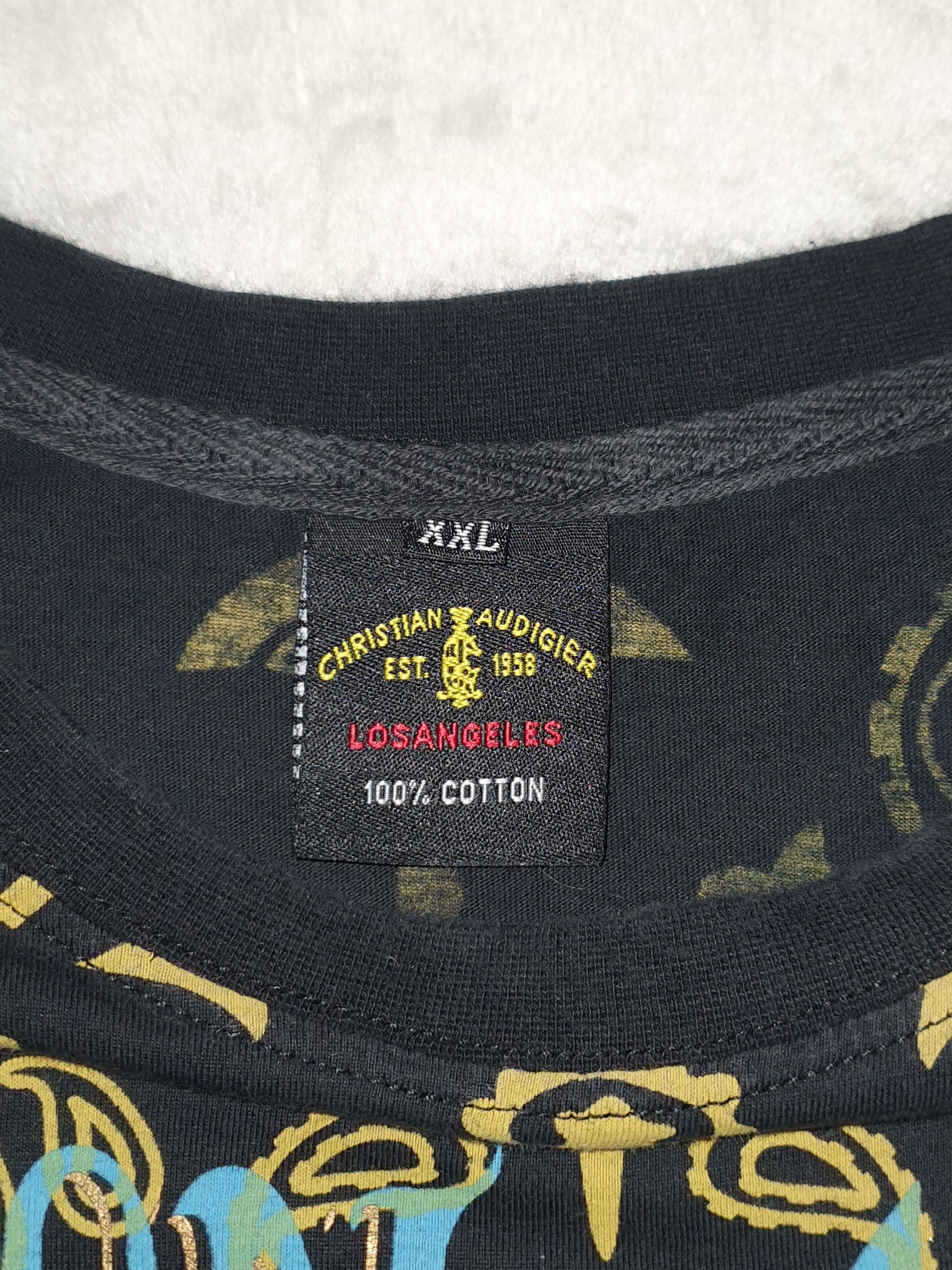 Christian Audigier Christian Audigier Embroided Rare Y2K OVP t-shirt Size US M / EU 48-50 / 2 - 6 Thumbnail