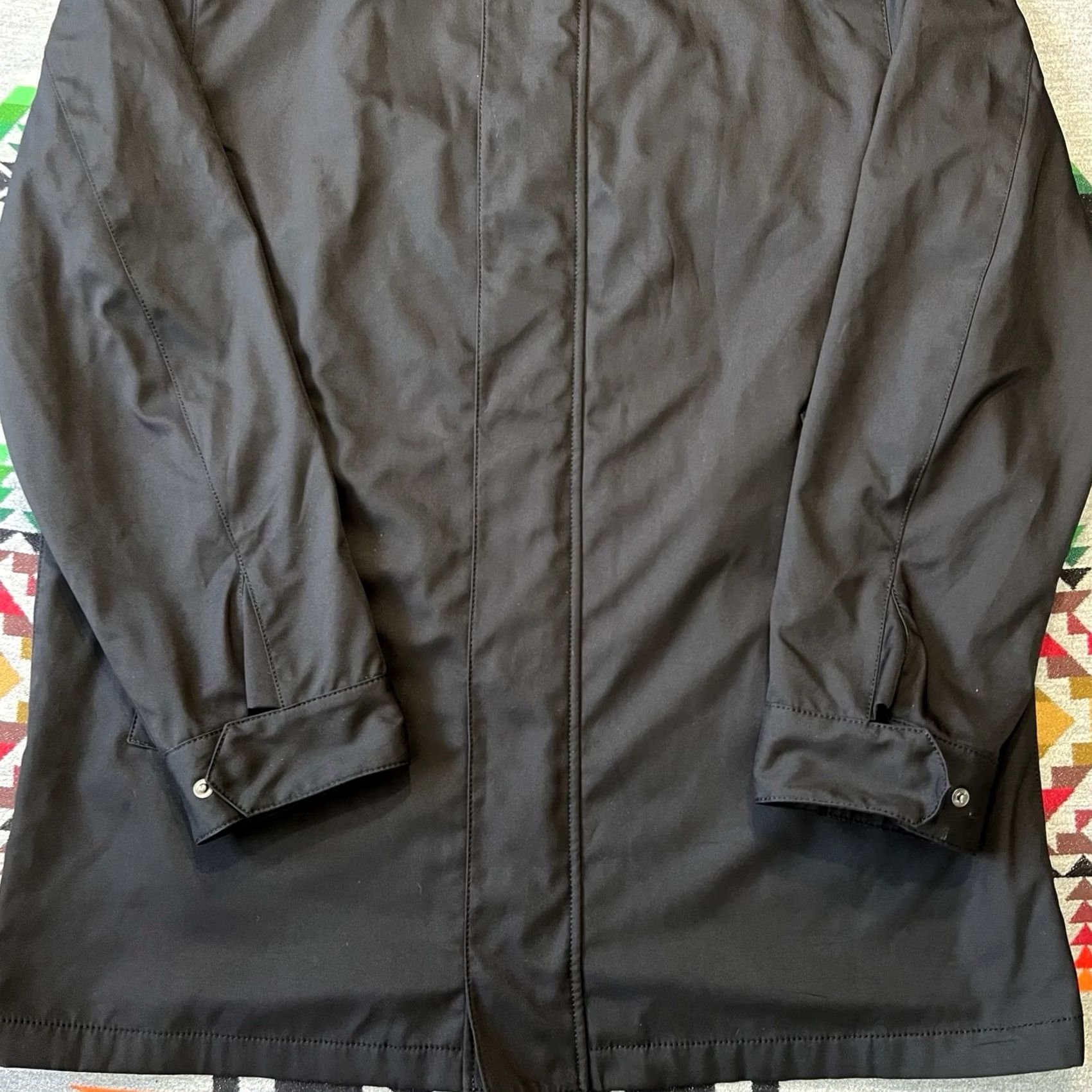 Armani Armani Collezioni Mens Car Coat Black Water Resistant Jacket Lined 46 Size US S / EU 44-46 / 1 - 7 Thumbnail