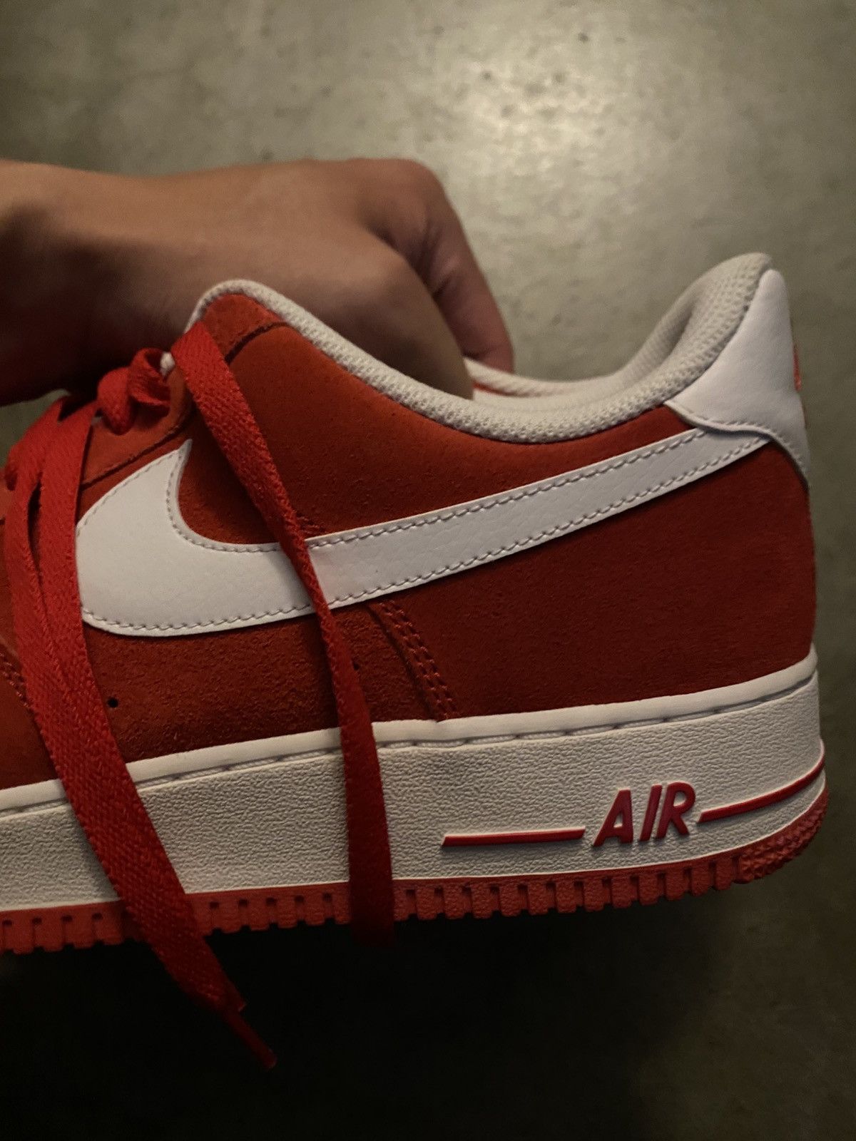 Nike Nike Air Force 1 Red Color of the Month Size US 11.5 / EU 44-45 - 7 Thumbnail