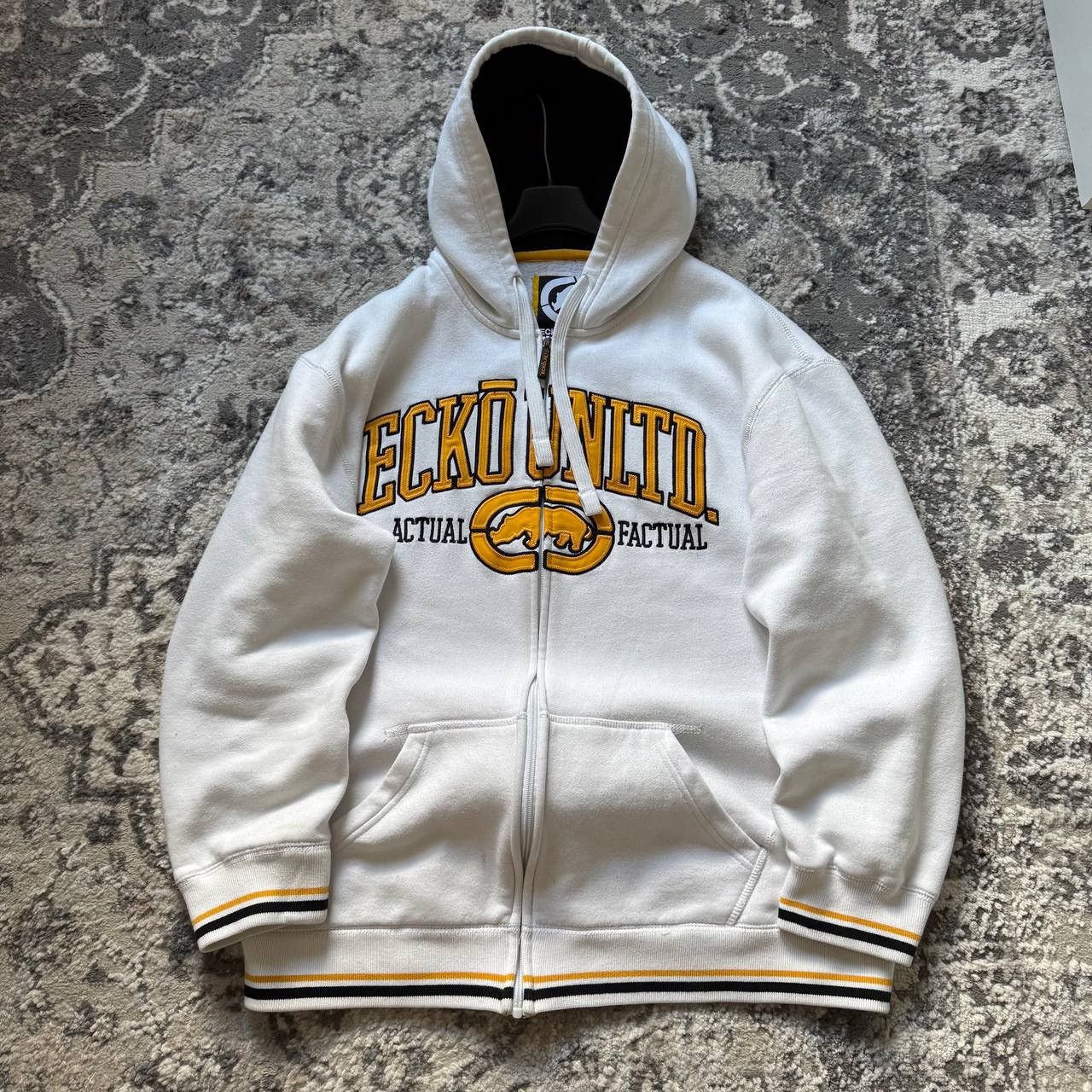 Ecko Unltd. Ecko Unltd Vintage Skate Baggy Boxy Rap Spell Out Zip Hoodie Size US XXL / EU 58 / 5 - 4 Thumbnail