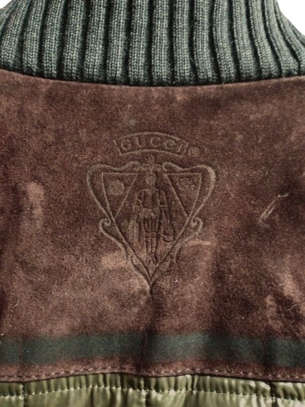 Gucci Gucci Quilted Nylon Bomber w/ Leather Details, Late 2000s Size US L / EU 52-54 / 3 - 4 Thumbnail