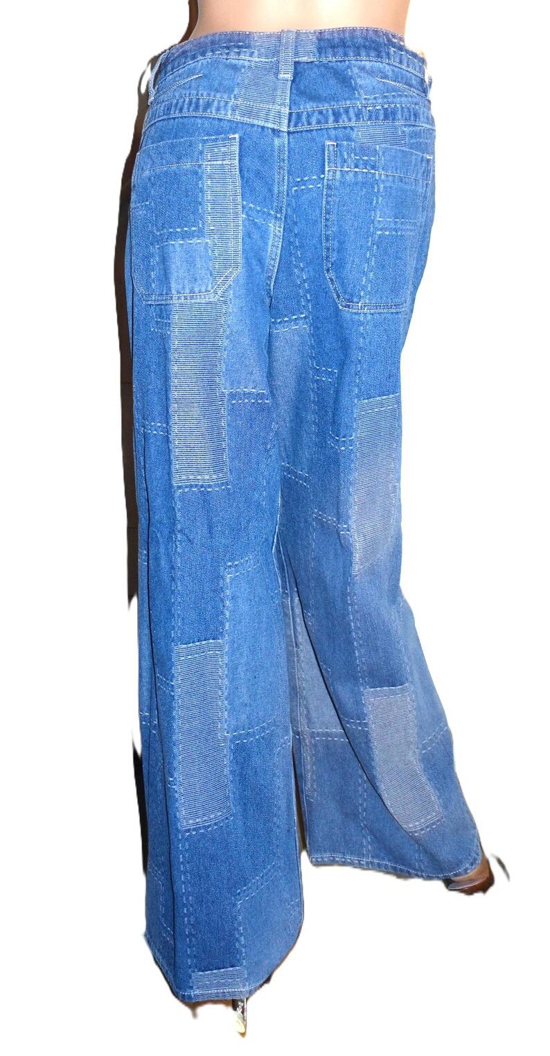 Vintage Vintage Patchwork Jeans 28w Size 28" / US 6 / IT 42 - 5 Thumbnail