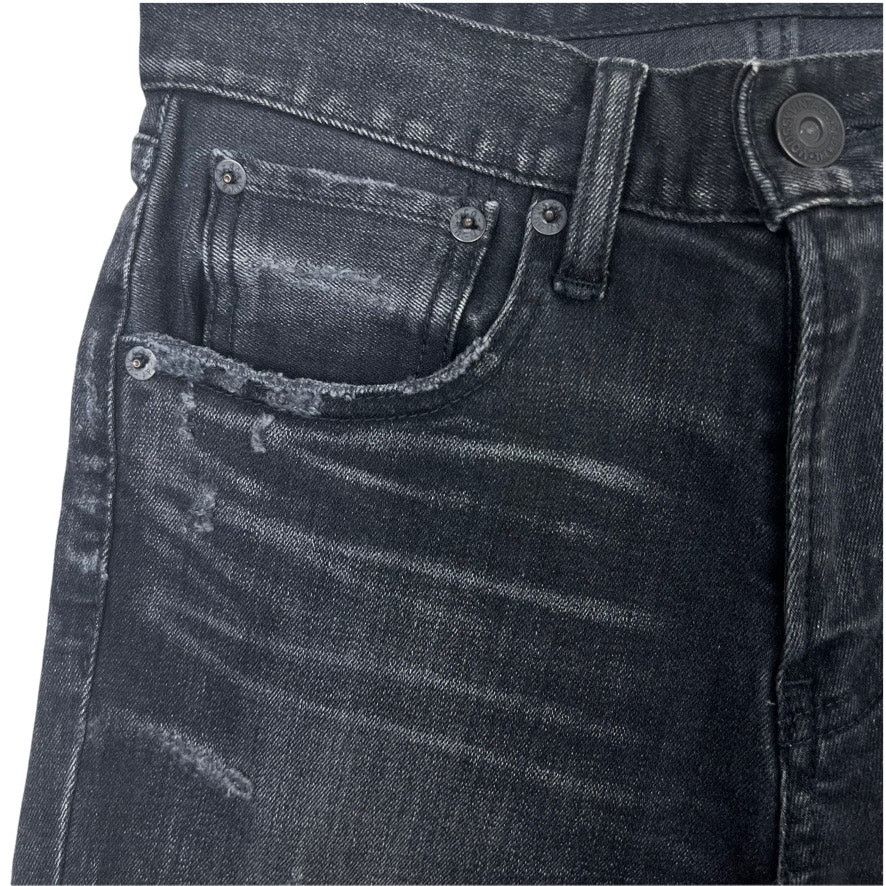 MOUSSY Moussy Vintage Cropped Black Skinny Jeans Size 24 Size 24" / US 00 / IT 34 - 3 Thumbnail