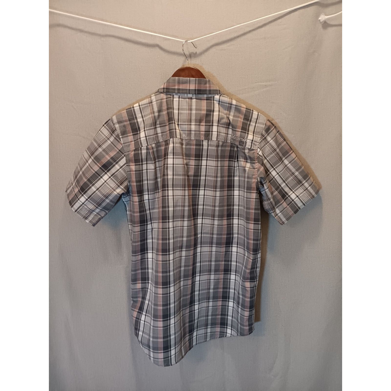 Marmot Marmot Men's Small Gray White Plaid Shirt Size US S / EU 44-46 / 1 - 2 Thumbnail