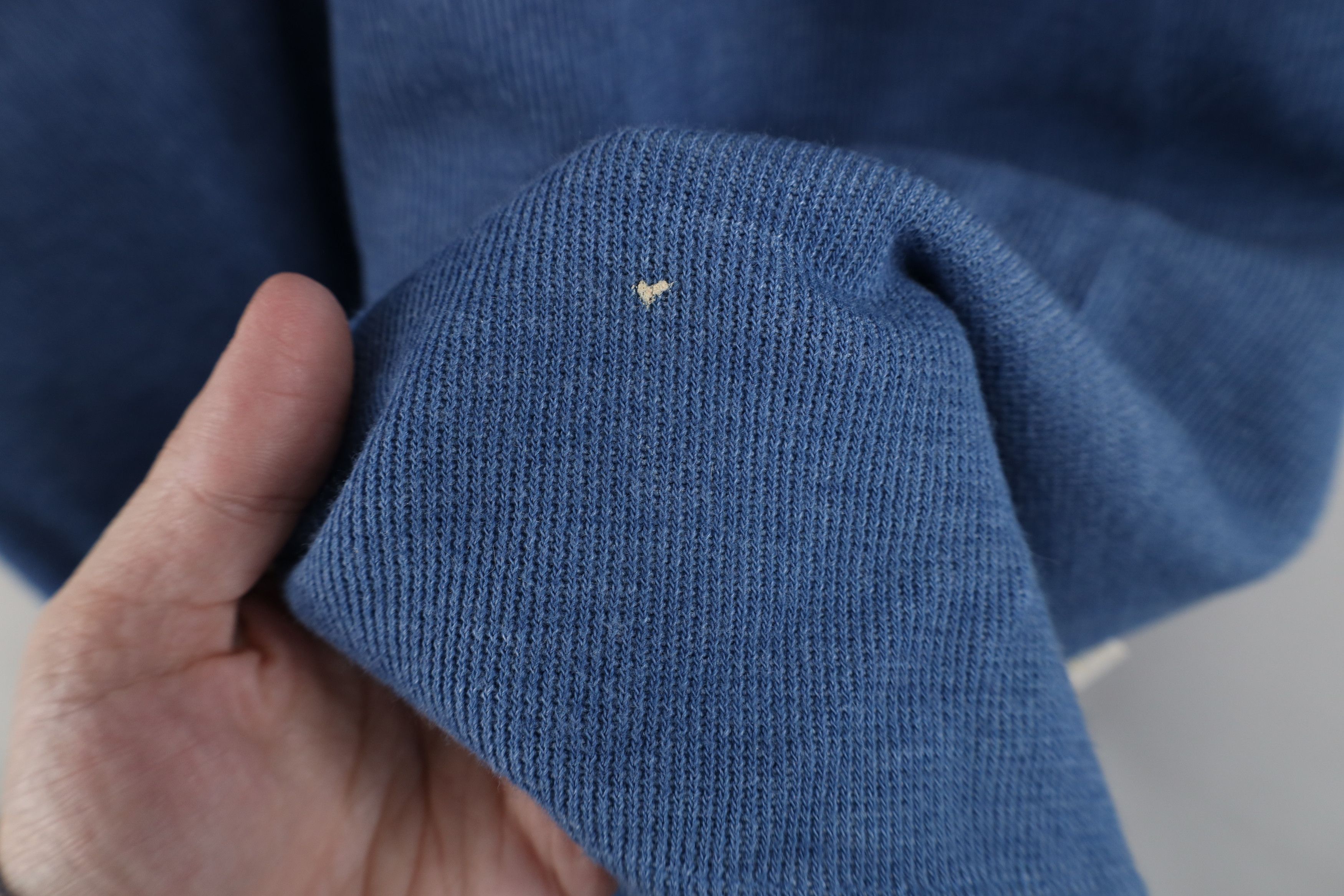 Express × Vintage Vintage 90s Express Baggy Thermal Ribbed Knit T-Shirt Blue Size L / US 10 / IT 46 - 5 Thumbnail