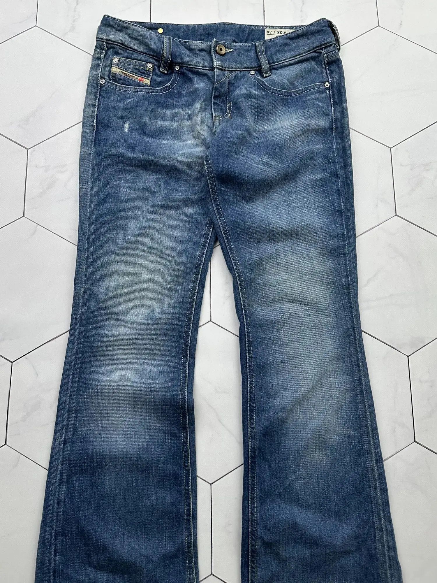 Diesel Diesel Vintage Flare Jeans (B180) Size 28" / US 6 / IT 42 - 2 Thumbnail