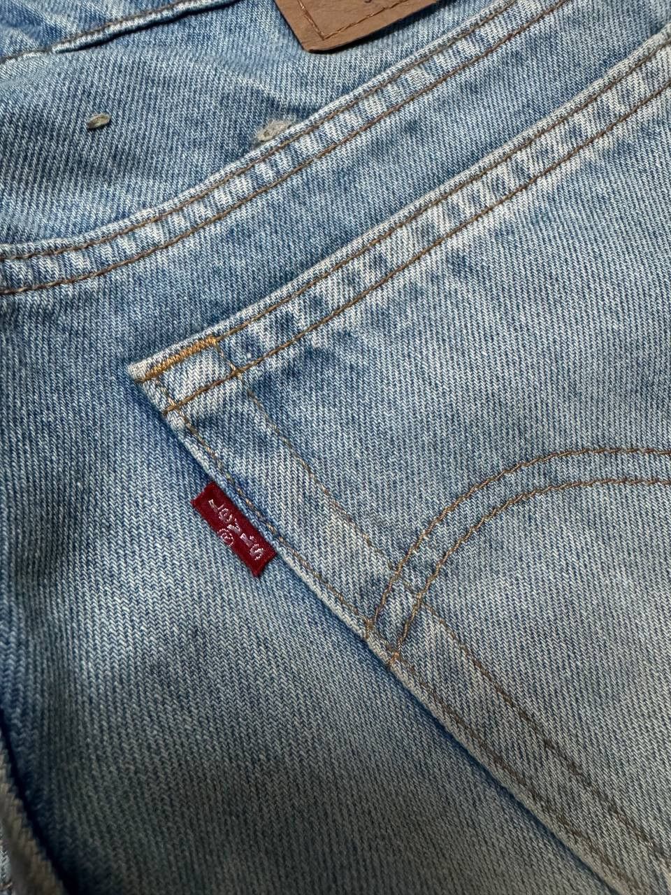 Levi's THRASHED Vintage 2000s Levi’s 515 Rusty Dirty Blue Denim Size US 32 / EU 48 - 17 Thumbnail
