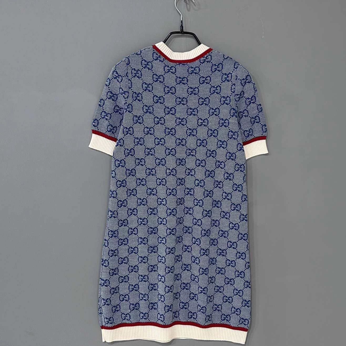 Gucci Gucci blue all-over jacquard knit XXS new dress Size XXS / US 00 / IT 34 - 3 Thumbnail