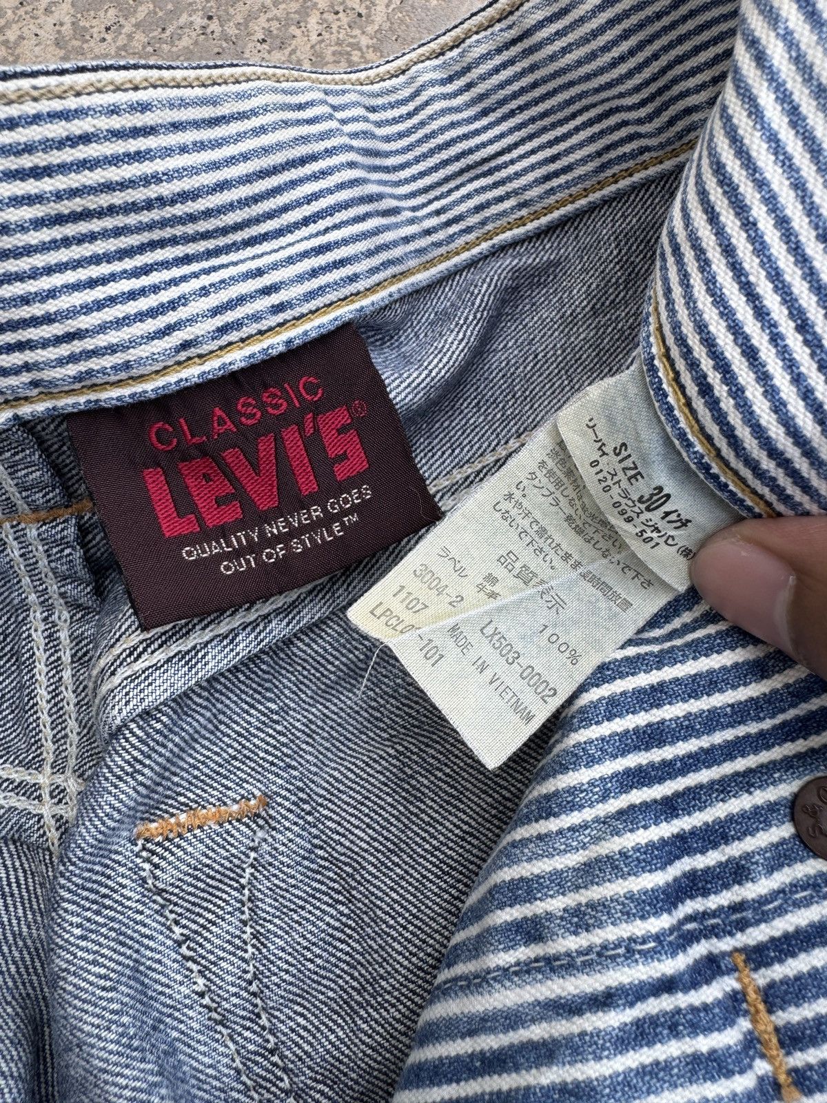 Levi's Vintage Levi's Lot 503 Distressed Jeans Size US 30 / EU 46 - 9 Thumbnail