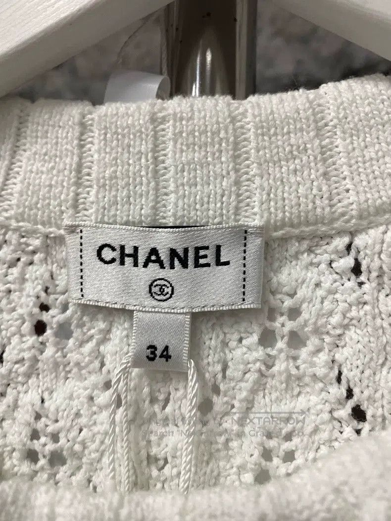 Chanel Chanel Camelia hollow knitwear sweater Size XXS / US 00 / IT 34 - 6 Thumbnail