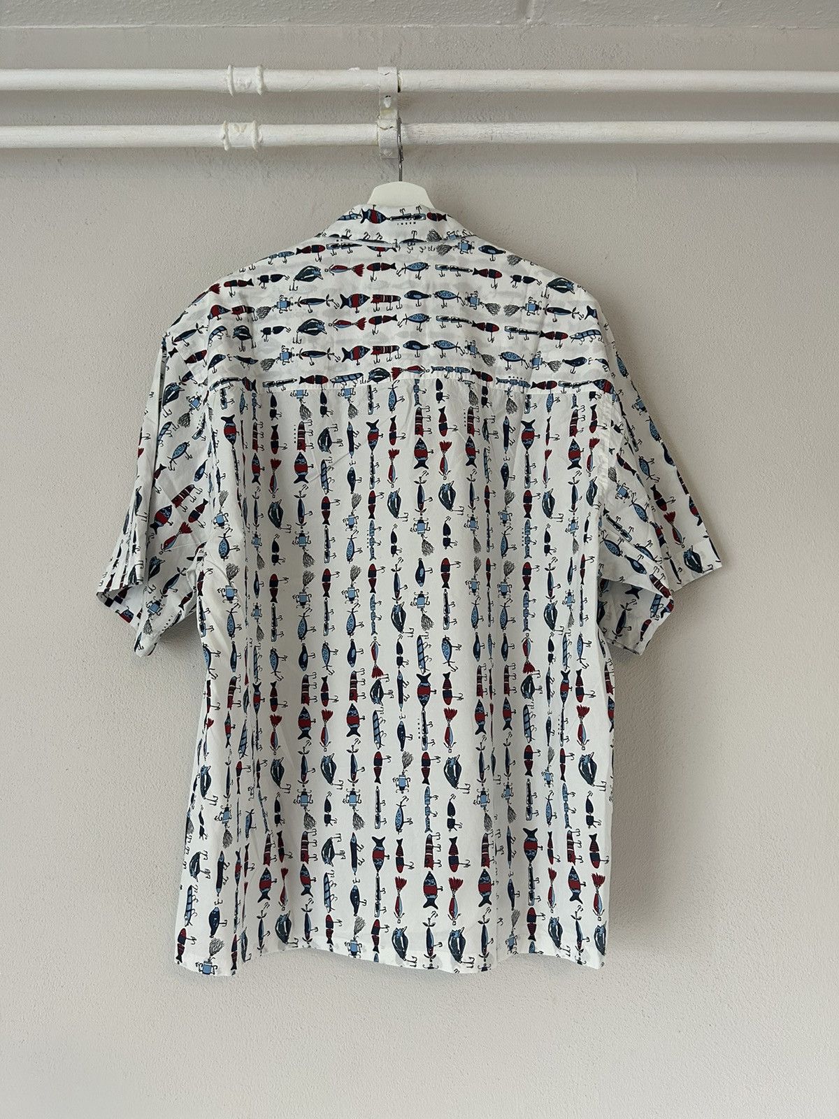 Marni Fish Print Bowling Shirt Size US M / EU 48-50 / 2 - 2 Thumbnail