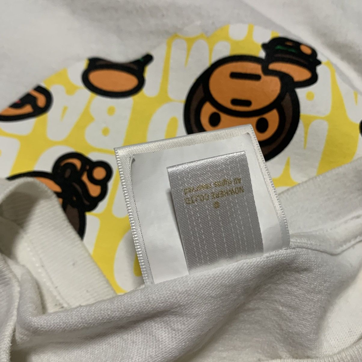 Bape Bape Medium Baby Milo Ape Head White Tee 'Junk Food' Size US M / EU 48-50 / 2 - 9 Thumbnail
