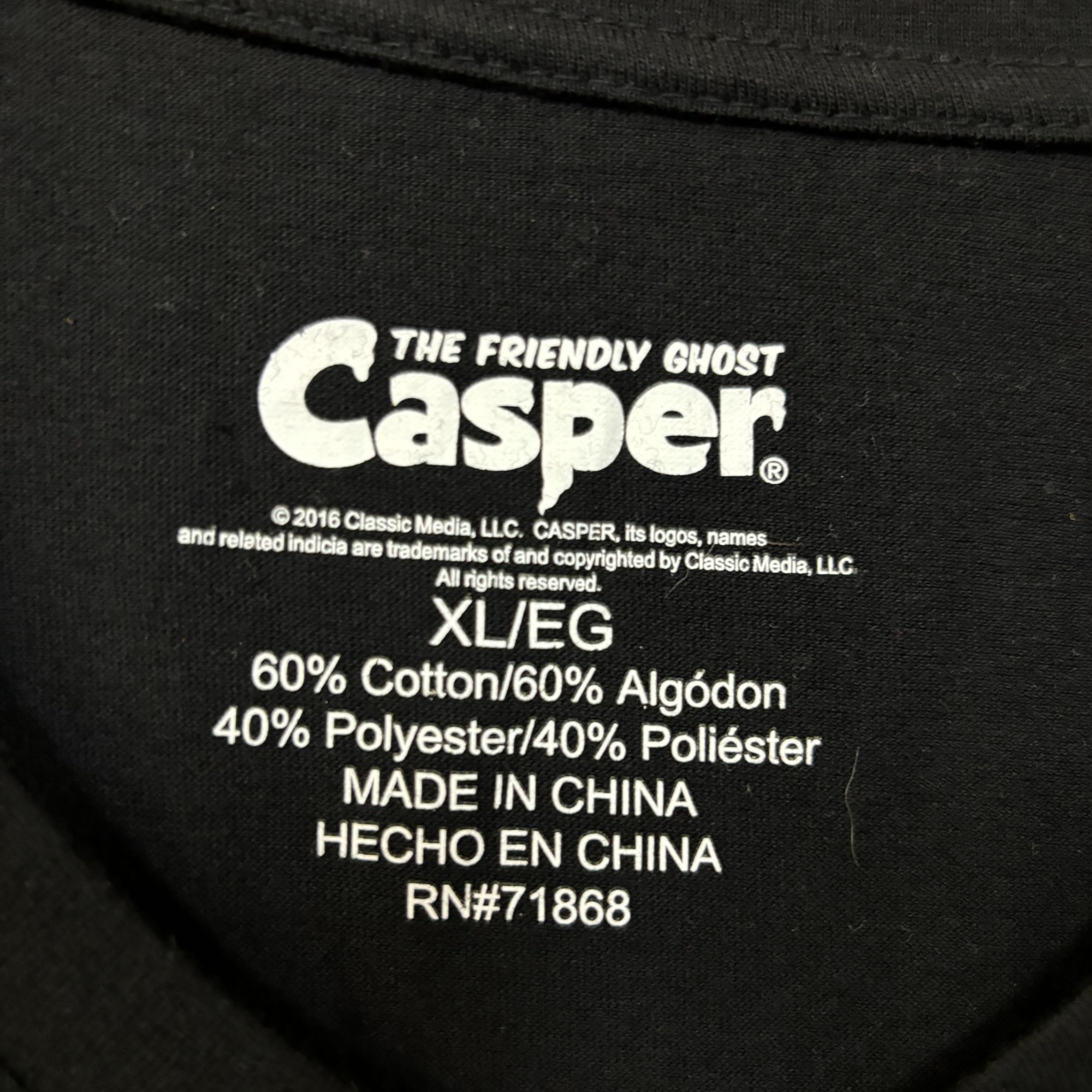 Other Friendly Ghost Casper Women’s v neck Tshirt size XL Size US XL / EU 56 / 4 - 4 Thumbnail