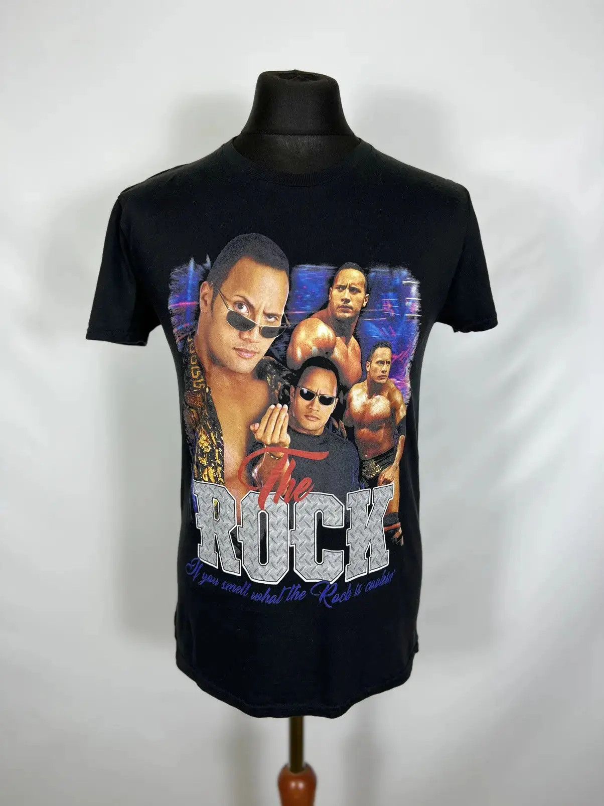 Band Tees × WWE × WWF WWE The Rock 2020 WWF T-shirt Size US M / EU 48-50 / 2 - 1 Thumbnail
