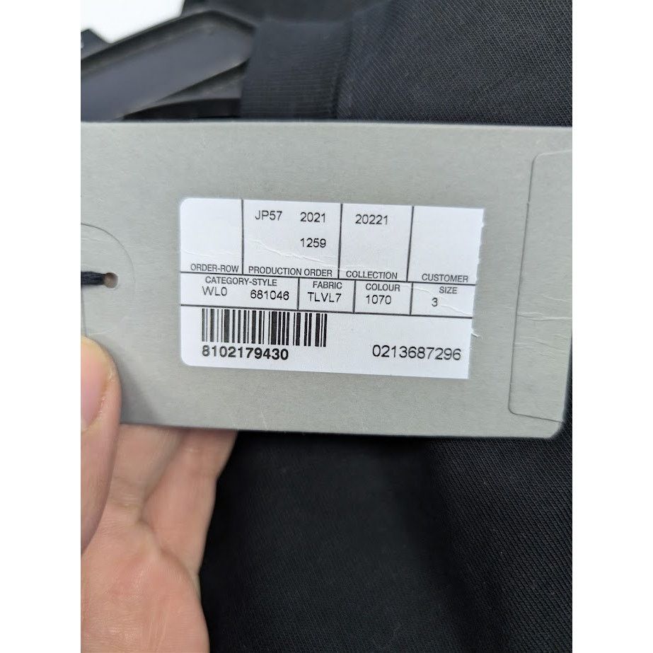 Balenciaga o1rshd1 Paris Vintage Jersey L/S T-Shirt in Black Size US L / EU 52-54 / 3 - 19 Thumbnail