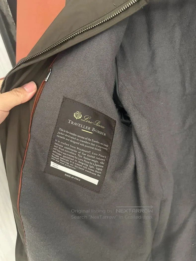 Loro Piana Loro Piana Traveller Bomber Jacket . Size US M / EU 48-50 / 2 - 4 Thumbnail
