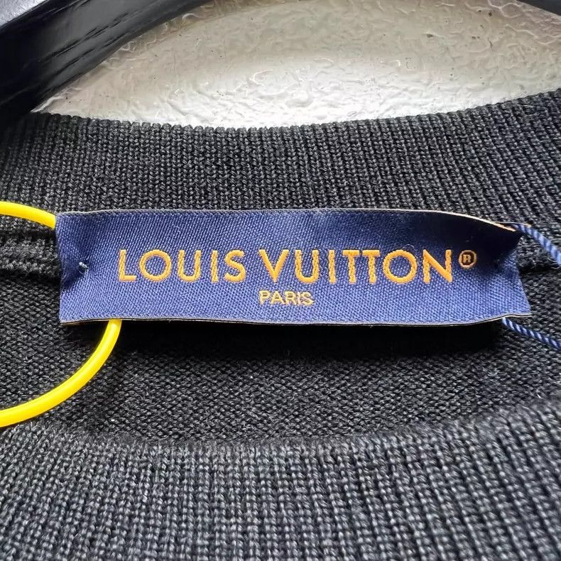 Louis Vuitton LOUIS VUITTON SS23 intarsia abstract crewneck long-sleeve w Size US L / EU 52-54 / 3 - 3 Thumbnail