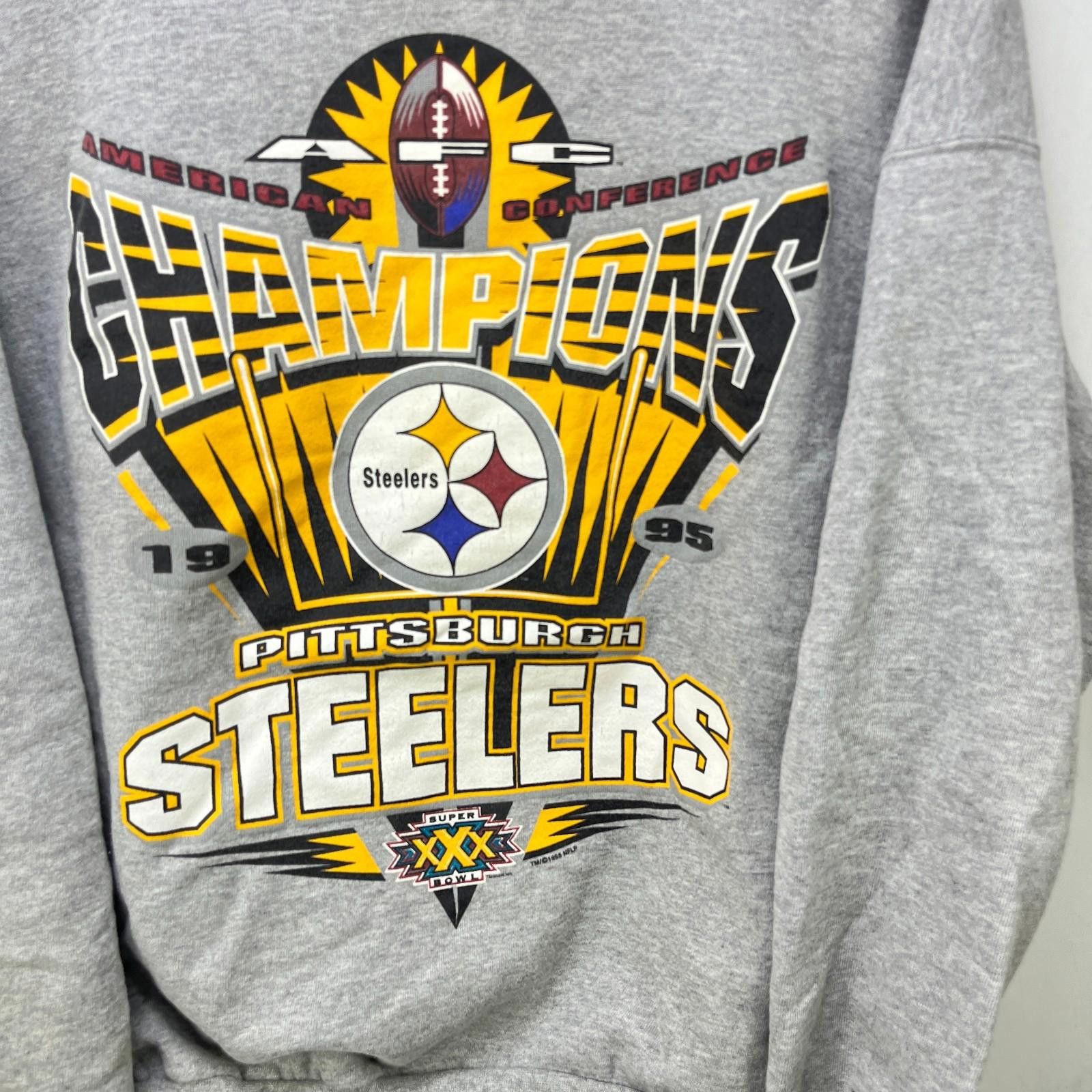 Starter Vintage 90s Starter Pittsburgh Steelers Sweatshirt 2XL Size ONE SIZE - 2 Thumbnail