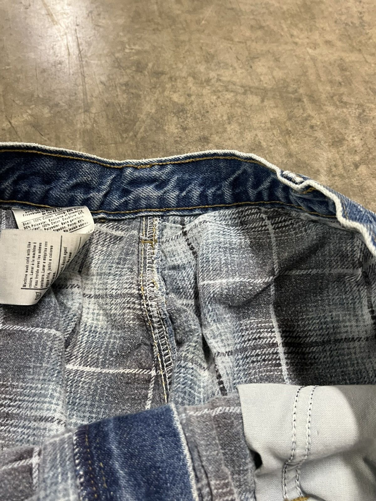 Carhartt × Vintage Carhartt thrashed and faded denim flannel lined pants skater Size US 34 / EU 50 - 11 Thumbnail
