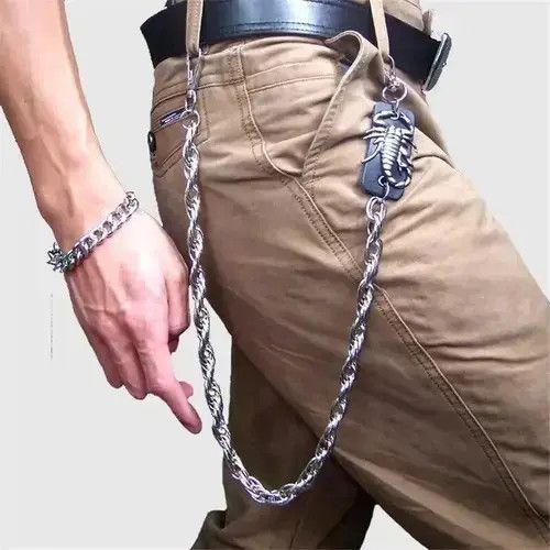 Japanese Brand Scorpion Waist Wallet Chain 70cm Long Size ONE SIZE - 4 Thumbnail